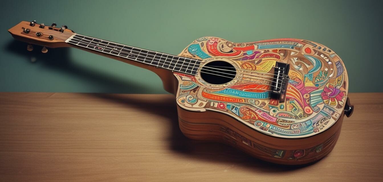 Cardboard guitar