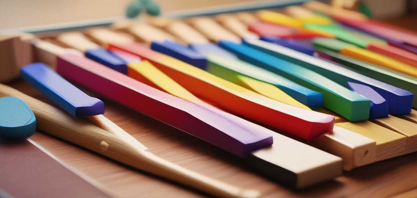 Colorful xylophone for children