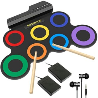 7-Pad Kids Electronic Drum Set