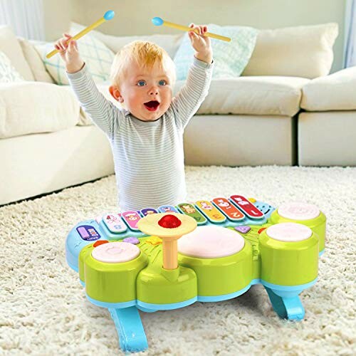 Baby Musical Toys 3 in 1 Piano Keyboard