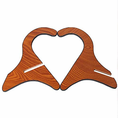 Heart-shaped wooden bookstand pieces