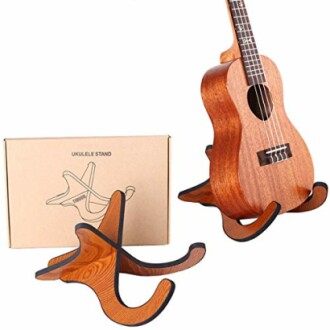 TIHOOD Wooden Ukulele Stand
