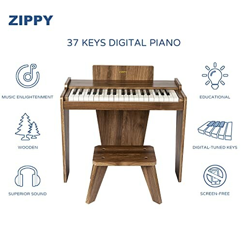 Zippy Kids Piano Keyboard 37 Key Digital Piano